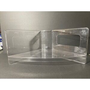 2 Large‎ Clear corner shelf Pieces